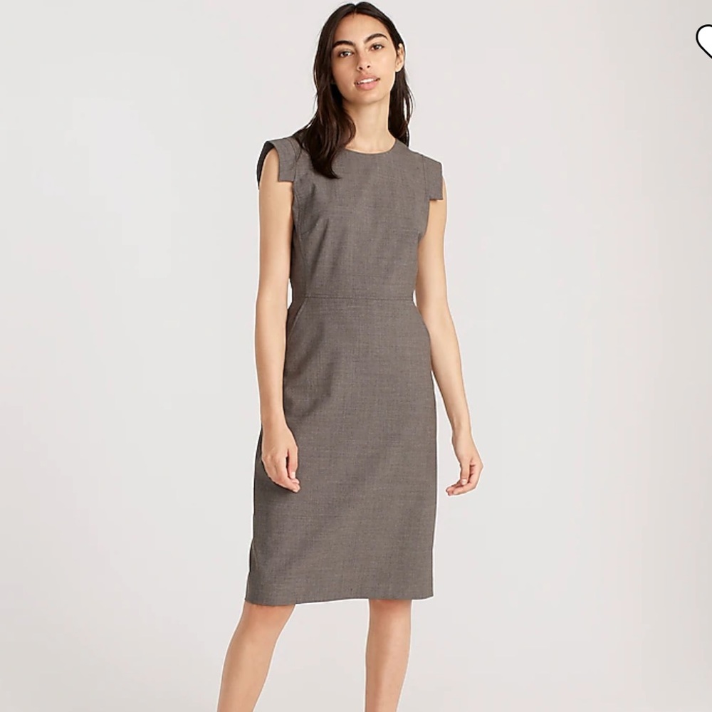 NWT Heather gray J Crew Resume Dress